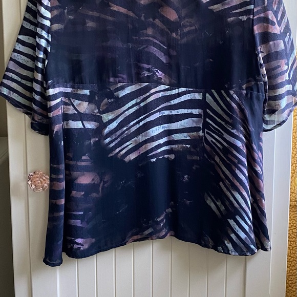 Periphery Sheer Blouse - Picture 4 of 4